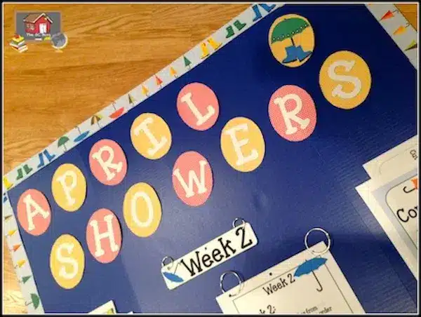 April Showers Activity Board