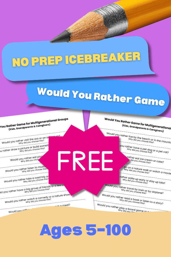 Sometimes the hardest part of any group activity is just getting started. Kids can feel shy, older adults may be unsure how to jump in, and suddenly the room feels quiet.
That’s where “Would You Rather” comes in.