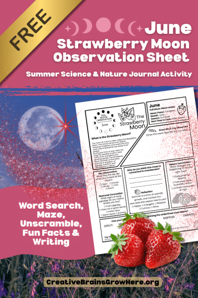 What is the Strawberry Moon? The Strawberry Moon is the name for June’s full moon. It doesn’t actually turn pink—but it does mark the time of year when strawberries are ready to harvest 🍓 The name comes from Native American traditions that used the moon to track seasonal changes and food cycles.