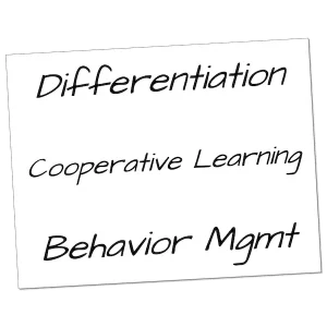 Organize Your Teacher PD Papers and Ideas