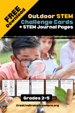 Free Outdoor STEM Challenge Printable for Families, Camps, and Classrooms