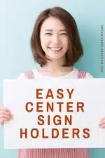 Custom Center Signs with Sample Text