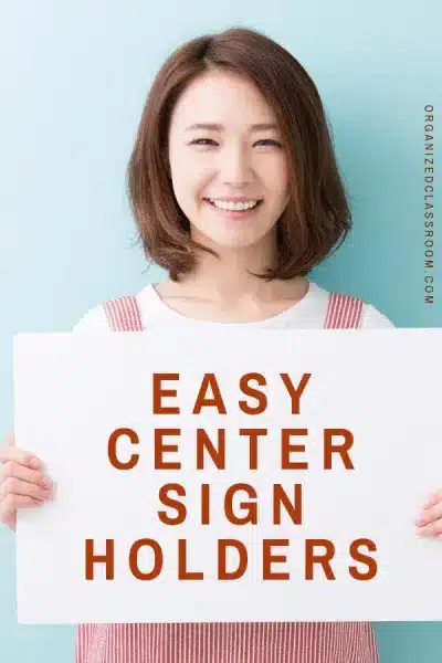Custom Center Signs with Sample Text
